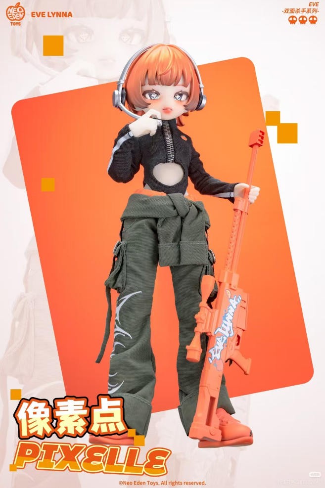 Eve Lynna Double-Faced Killer 18cm/7In Confirmed Authentic Dressable Figure