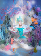 Authentic Lucky Doll Chu Chu Mermaid 19cm/7.4In Bjd Dressable Action Figure