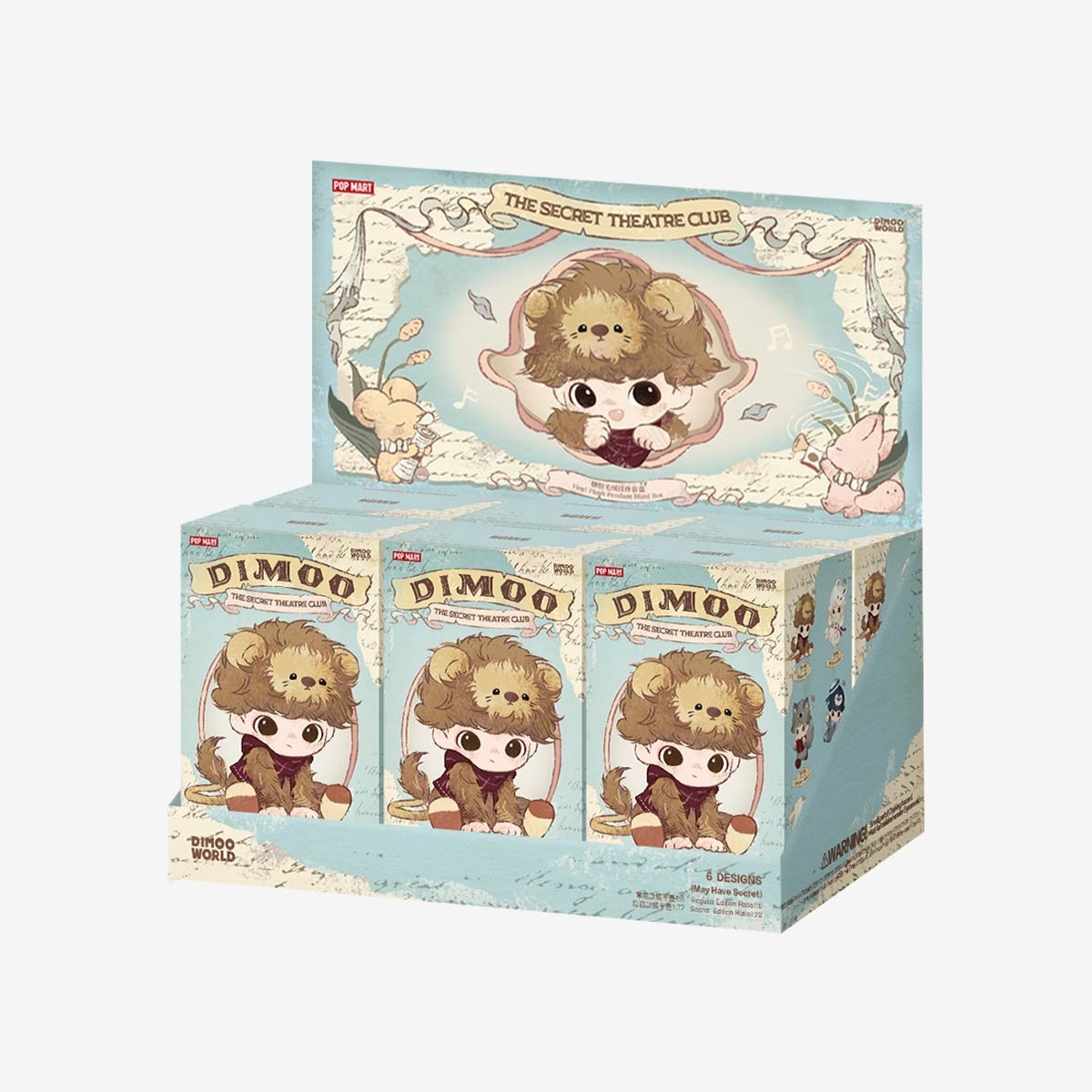 DIMOO The Secret Theatre Club Series Vinyl Confirmed Figure Box Authentic