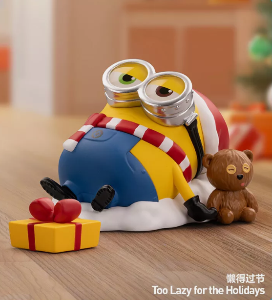 Authentic Minions Lazy Every Day Series Confirmed Blind Box Figure Toy Art Gift