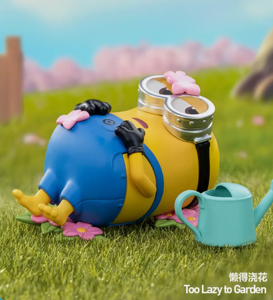 Authentic Minions Lazy Every Day Series Confirmed Blind Box Figure Toy Art Gift