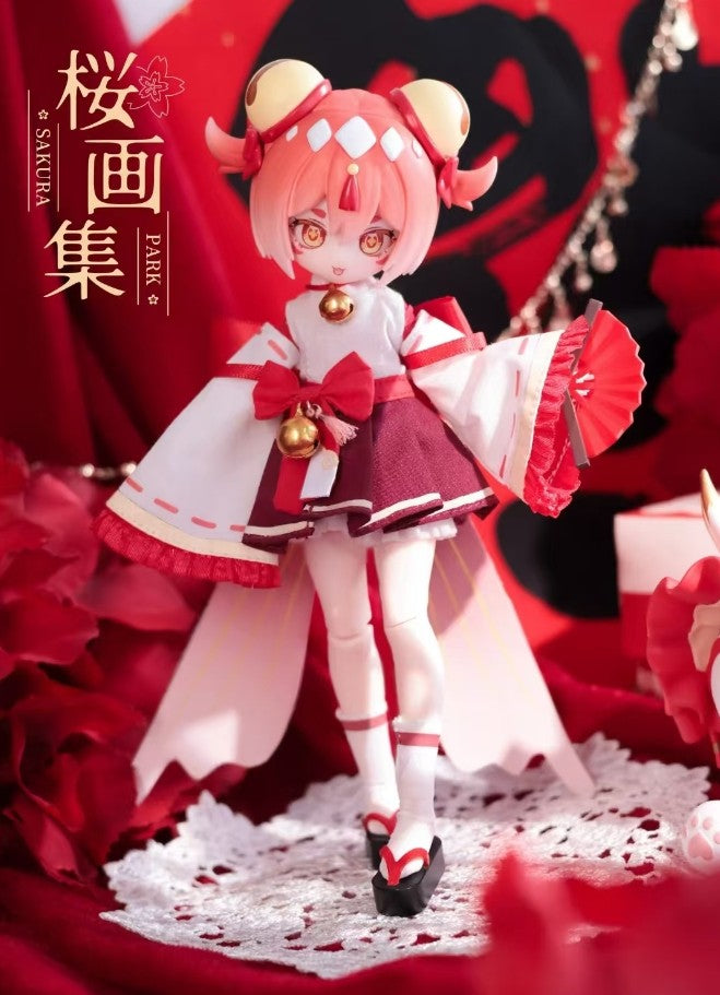 Authentic Sakura Park Reconstruct Different Images 18cm/7in Bjd Dressable Figure