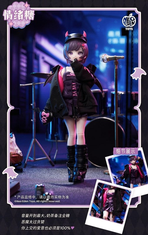 Authentic Neo Eden Emotion Ver Angel & Demon 8.6In Bjd Dressable Action Figure