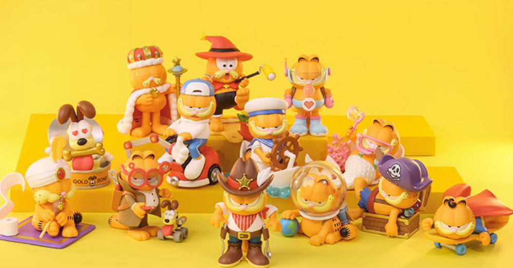 Garfield Day Dream Series Confirmed Blind Box Designer Authentic Toy Figure Doll