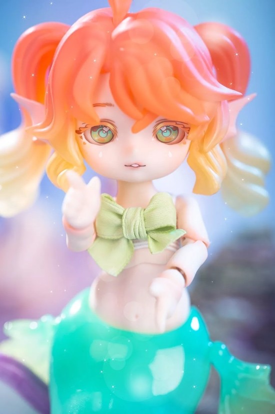 Authentic Lucky Doll Chu Chu Mermaid 19cm/7.4In Bjd Dressable Action Figure