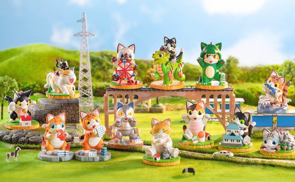Konatsuya Konatsu Kaiju Negora Cat Series Confirmed Blind Box Authentic Figure