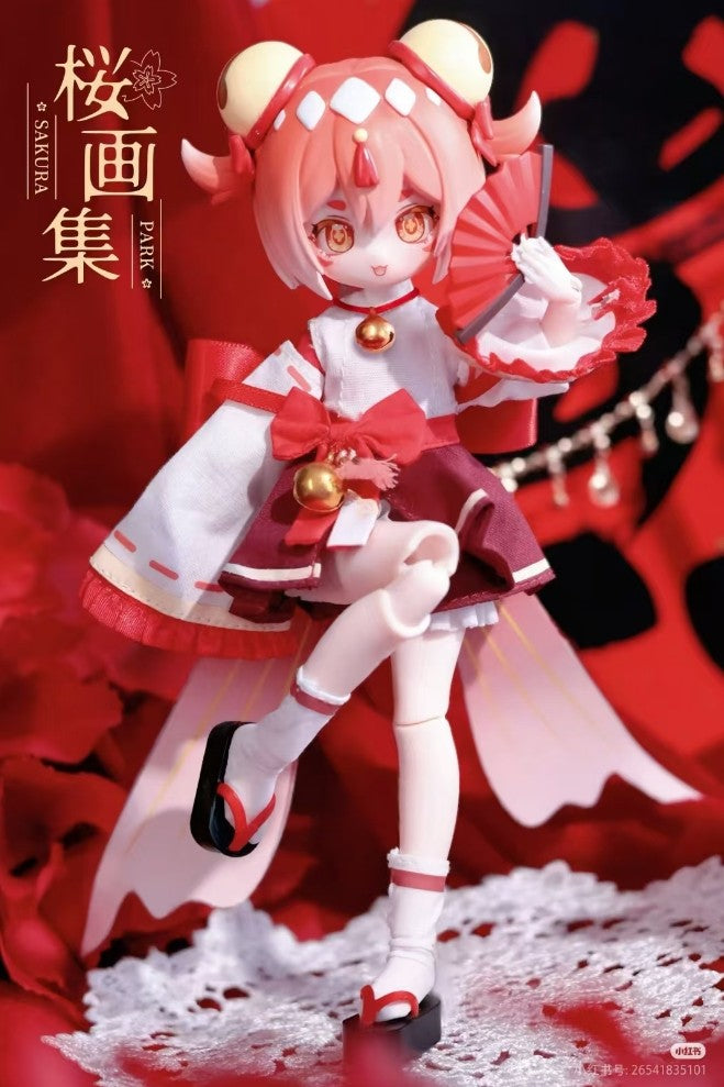 Authentic Sakura Park Reconstruct Different Images 18cm/7in Bjd Dressable Figure