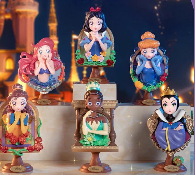 Authentic TOPTOY Disney Princess Mirror Whisper Series Blind Box Confirmed Toy