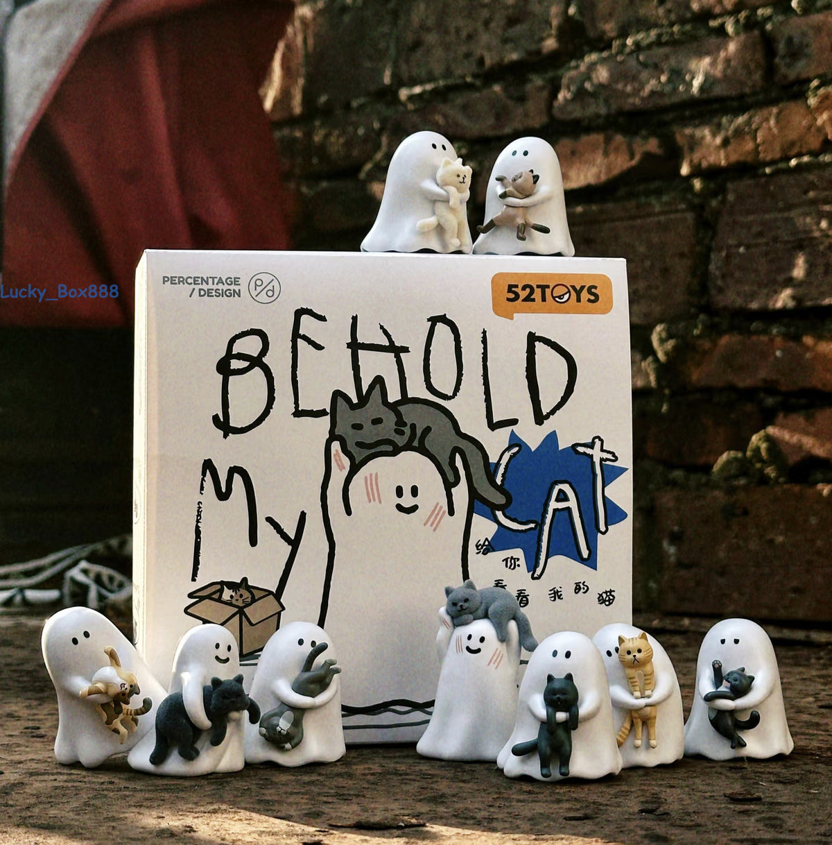 52TOYS Ghody Behold My Cat Series Blind Box Confirmed Authentic Figure Ghost