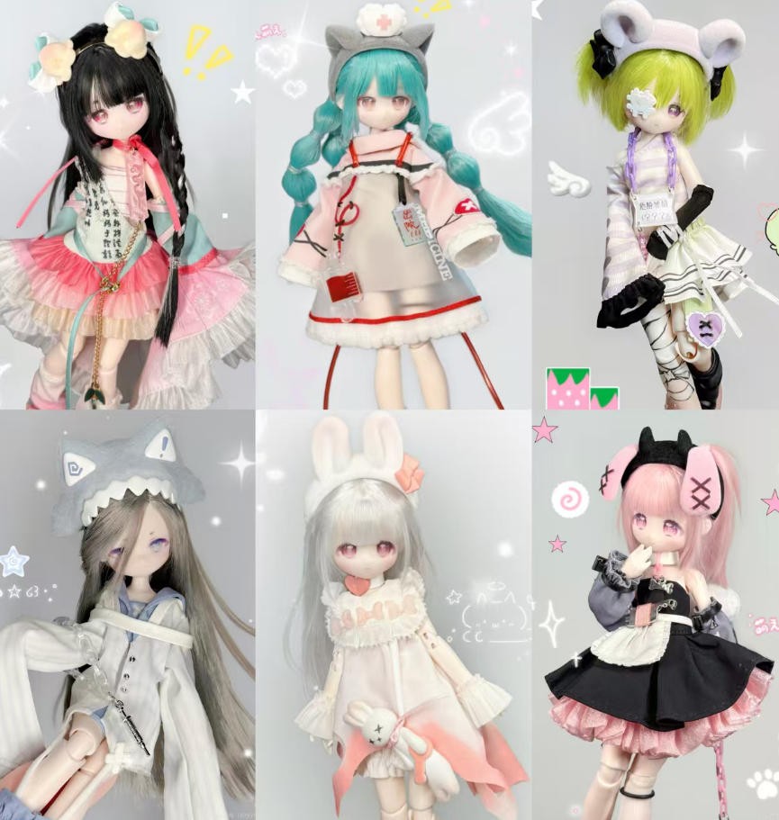 Authentic Inedible's Doll Lovely Kwaidan 16.3cm/6.4" Bjd Doll Dressable Figure