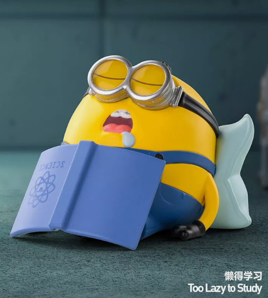 Authentic Minions Lazy Every Day Series Confirmed Blind Box Figure Toy Art Gift