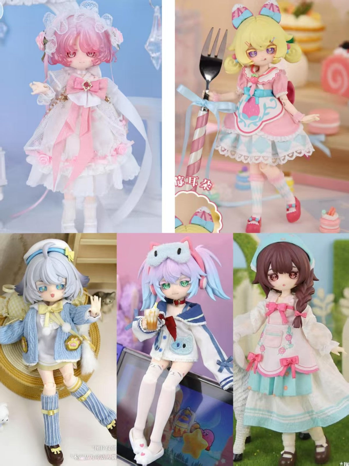 Authentic Miraidolls Wish Maiden 20cm/7.8In Confirmed Bjd Dressable Figure