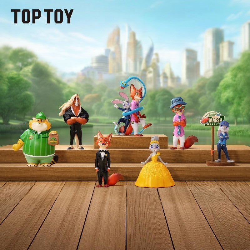Authentic TOPTOY Disney Zootopia Hot Journey Series Confirmed Blind Box Figure