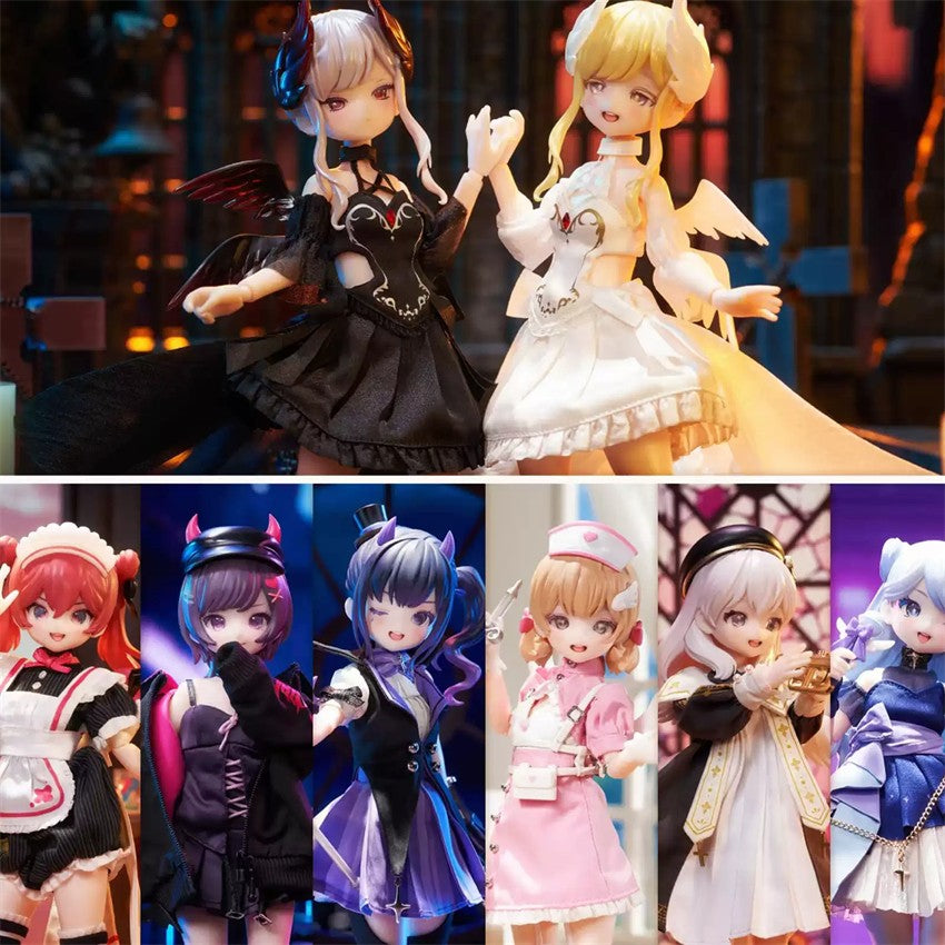 Neo Eden Angel & Demon Confirmed 8.6In Bjd Doll Confirmed Figure Box Authentic