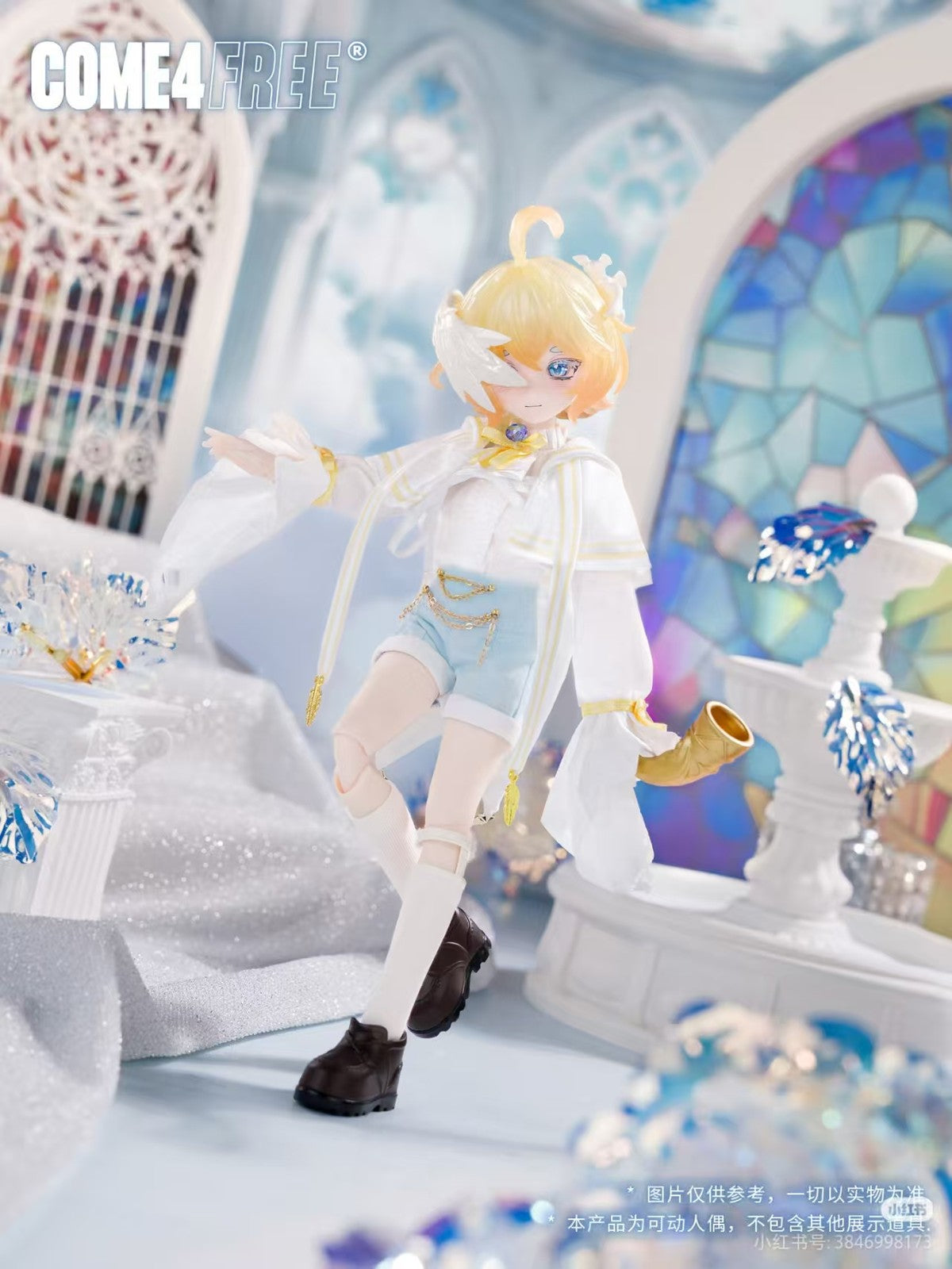 Authentic Come4Free Niyru Loi 19.5cm/7.6In Bjd Dressable 1/8 Confirmed Figure