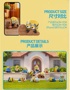 Authentic Minions Lazy Every Day Series Confirmed Blind Box Figure Toy Art Gift