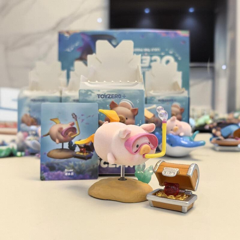 Kitzero+ LuLu The Piggy Ocean Series Confirmed Figure Box Authentic