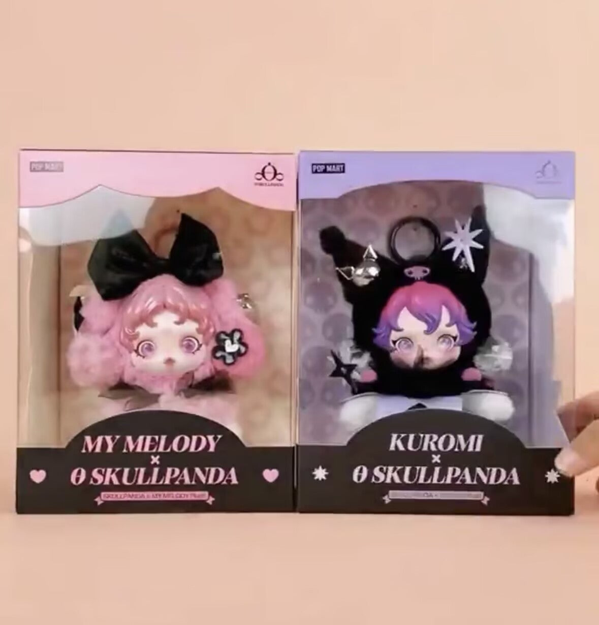 Skullpanda x My Melody & Kuromi Series Confirmed Figure Box Authentic Toy Gift