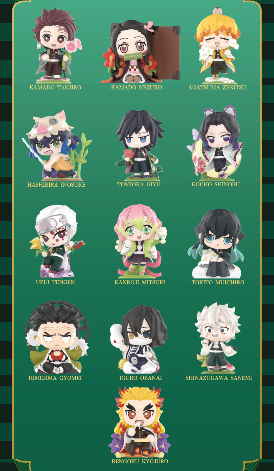 Demon Slayer Birth Flower Series Blind Box Confirmed 100%Authentic