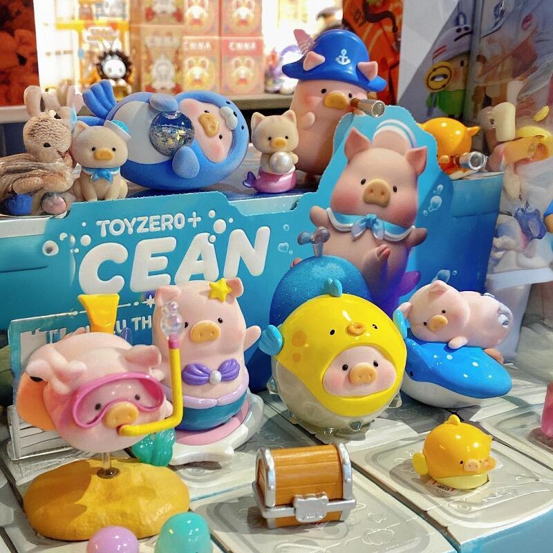 Kitzero+ LuLu The Piggy Ocean Series Confirmed Figure Box Authentic