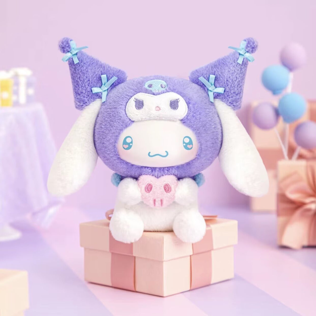 Authentic TOPTOY Sanrio Kuromi Party Vinyl Plush Figure Toy Confirmed Blind Box