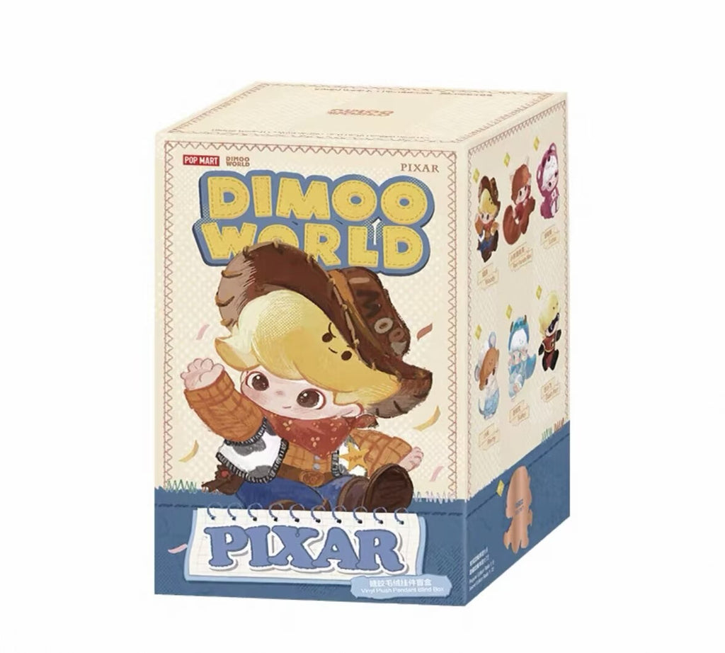 Authentic DIMOO WORLD x PIXAR Series Confirmed Figure Box