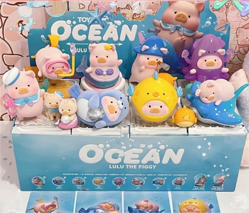Authentic 52TOYS LuLu Piggy Ocean Series Blind Box Confirmed Figures Toy Gift