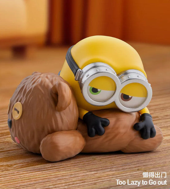 Authentic Minions Lazy Every Day Series Confirmed Blind Box Figure Toy Art Gift
