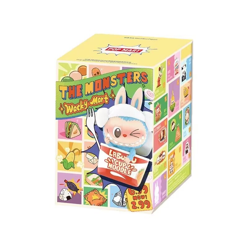 Authentic THE MONSTERS Wacky Mart Series Confirmed Figure Box Authentic Toy