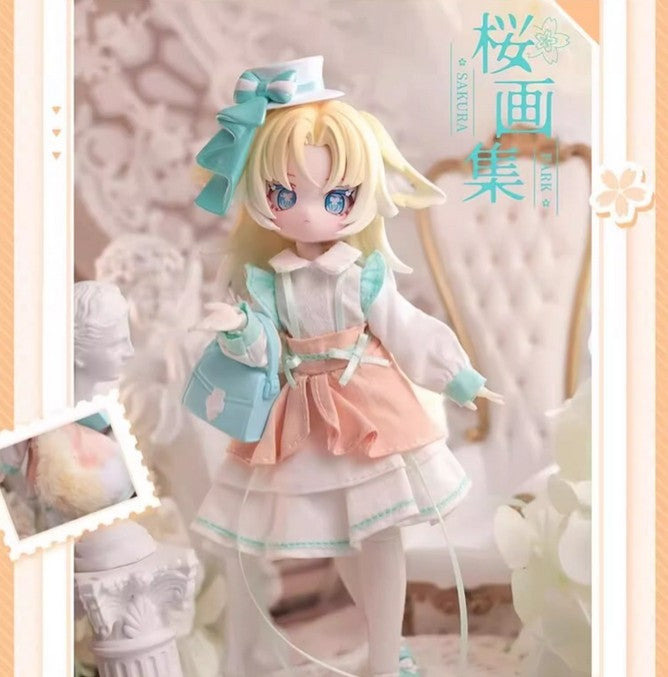 Authentic Sakura Park Reconstruct Different Images 18cm/7in Bjd Dressable Figure