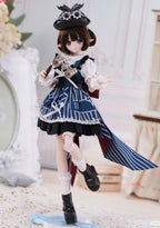 Authentic Come4Free Minty Feather Fog Poem 22cm/8.6In Dressable BJD Action Figure